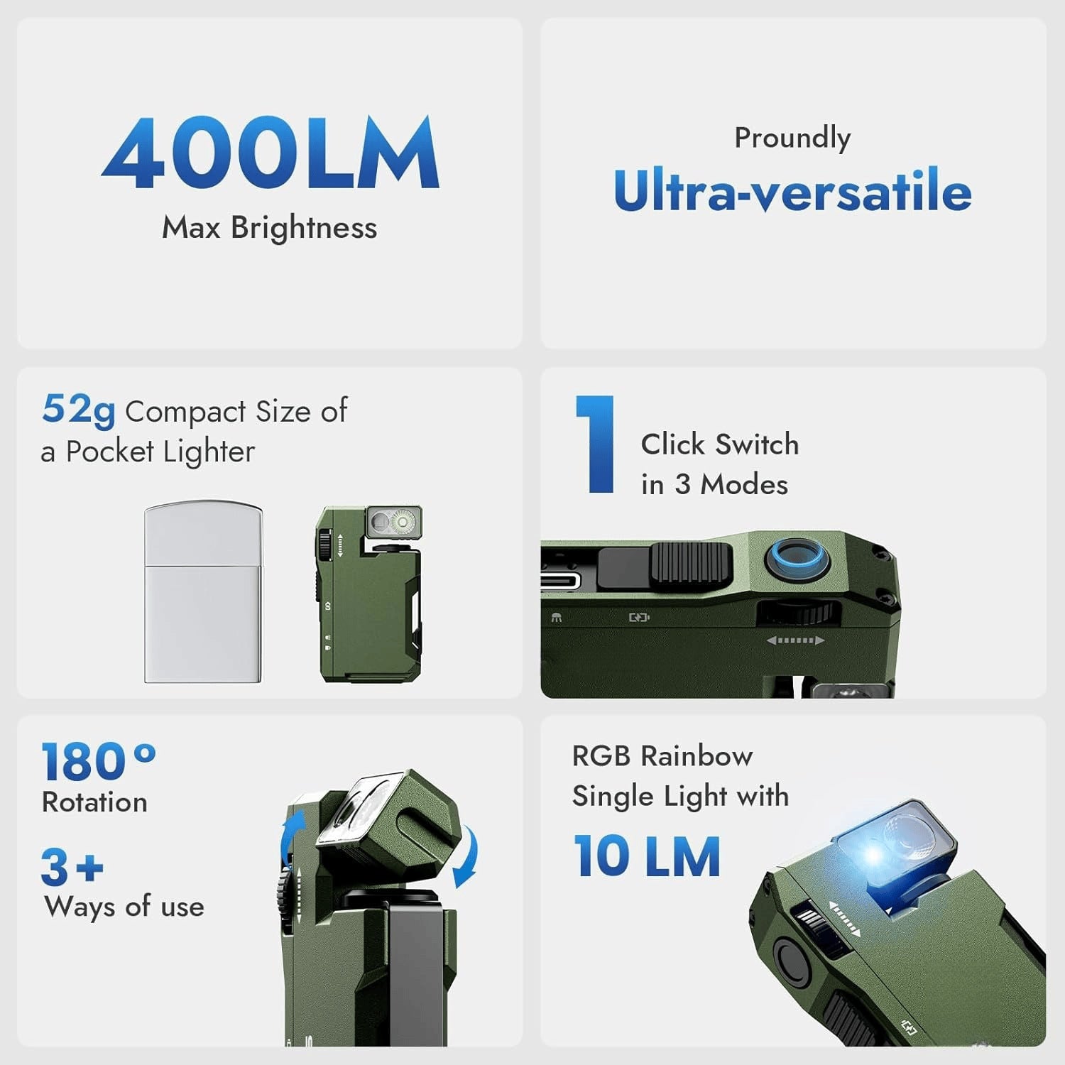 Rechargeable Field Flashlight