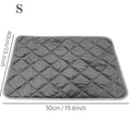 Heated pet blanket sleeping pad