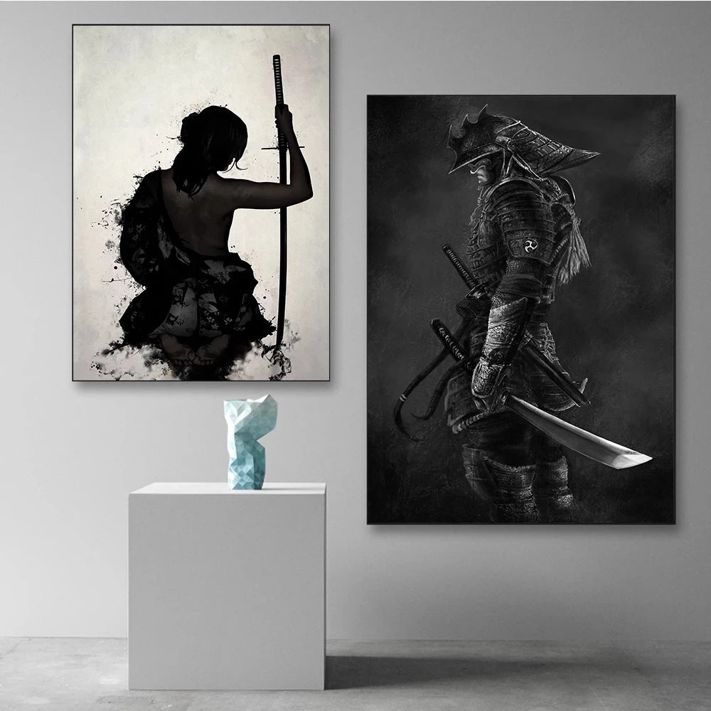 Japanese Samurai Canvas Art Print