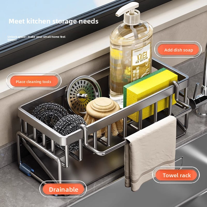 Kitchen Sink Storage Rack Organizer